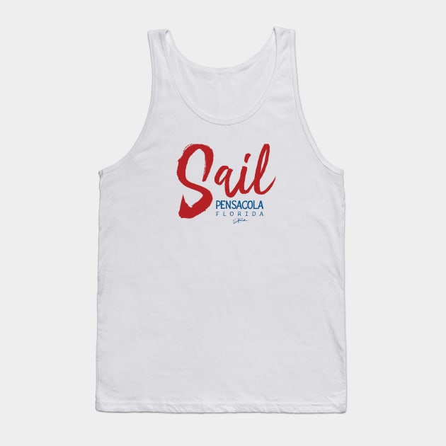 Sail: Pensacola, Florida Tank Top by jcombs